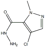 4-CHLORO-1-METHYL-1H-PYRAZOLE-5-CARBOHYDRAZIDE Structure