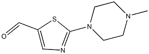 2-(4-METHYL-1-PIPERAZINO)THIAZOLE-5-CARBOXALDEHYDE 结构式