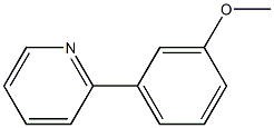 2-(3-METHOXYPHENYL)PYRIDINE 96% Struktur