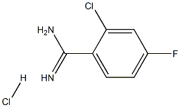 2-CHLORO-4-FLUORO-BENZAMIDINE HCL Struktur