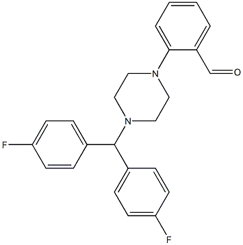 2-{4-[BIS(4-FLUOROPHENYL)METHYL]PIPERAZIN-1-YL}BENZALDEHYDE, 95+%|