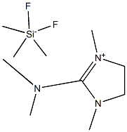 2-DIMETHYAMINO-1,3-DIMETHYLIMIDAZOLINIUM-TRIMETHYLDIFLUORO-SILICONATE,,结构式
