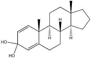 1,4-ANDROSTADIENEDIOL,,结构式