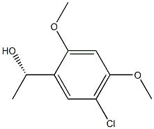 (1S)-1-(5-CHLORO-2,4-DIMETHOXYPHENYL)ETHANOL 结构式