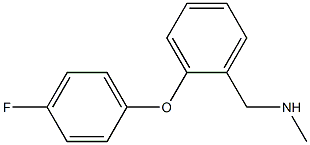 2-(4-FLUOROPHENOXY)-N-METHYLBENZYLAMINE Structure