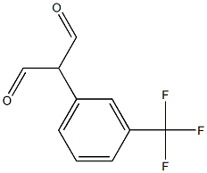 2-(3-TRIFLUOROMETHYLPHENYL)MALONDIALDEHYDE 97% Structure