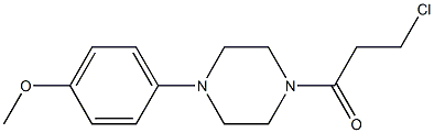 1-(3-CHLOROPROPANOYL)-4-(4-METHOXYPHENYL)PIPERAZINE