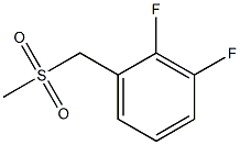 2,3-DIFLUOROBENZYLMETHYLSULFONE 97%,,结构式