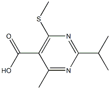 2-ISOPROPYL-4-METHYL-6-(METHYLTHIO)PYRIMIDINE-5-CARBOXYLIC ACID|