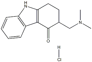 1,2,3,9-TETRAHYDRO-3-[(DIMETHYLAMINO)METHYL]-4H-CARBAZOL-4-ONE HYDROCHLORIDE,99+% 结构式