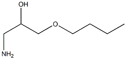 1-Amino-3-butoxy-propan-2-ol 结构式