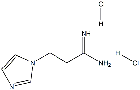 3-Imidazol-1-yl-propionamidine 2HCl Structure