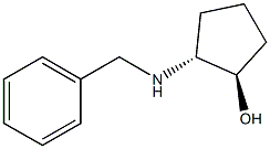 trans-2-Benzylamino-cyclopentanol,,结构式