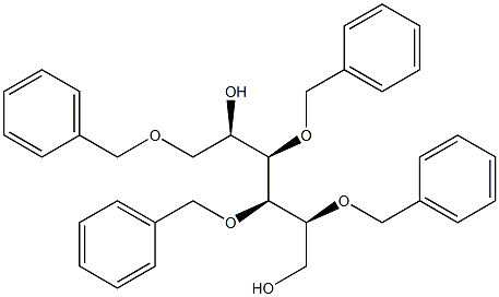 2,3,4,6-TETRA-O-BENZYL-GLUCITOL Structure