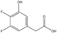 2-(3,4-DIFLUORO-5-HYDROXYPHENYL)ACETIC ACID Structure