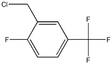 2-(CHLOROMETHYL)-1-FLUORO-4-(TRIFLUOROMETHYL)BENZENE Structure