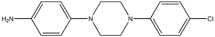 1-(4-CHLOROPHENYL)-4-(4-AMINOPHENYL ) PIPERAZINE Structure