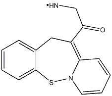 11-(GLYCYL-N-YL) DIBENZO(B,F)THIAZEPINE 结构式
