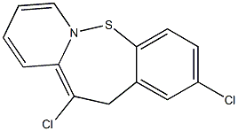 2,11-DICHLORO DIBENZO(B,F)THIAZEPINE 结构式