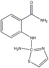 2-AMINO, N-(2-AMINOTHIAZOLE )BENZAMIDE Struktur