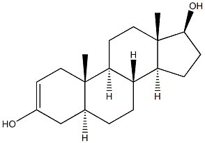5alpha-Androsten-3beta,17beta-diol,,结构式