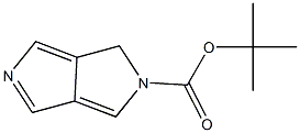 Pyrrolo[3,4-c]Pyrrole-2(1H)-Carboxylic Acid, Hexahydro-1,1-Dimethylethyl Ester 结构式