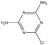 2,4-DIAMINO-6-CHORO-S-TRIAZINE Structure