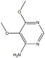 4-AMINO-5,6-DIMETHOXYPRYRIMIDINE Structure