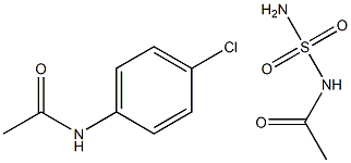 2-ACETAMINO-5-CHLORO-N-ACETYLBENZENESULFAMIDE Structure