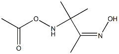 3-HYDROXYLAMINO-3-METHYL-2-BUTANONE OXIME ACETATE Structure