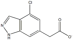 4-CHLOROINDAZOLE-6-METHYL CARBOXYLATE,,结构式