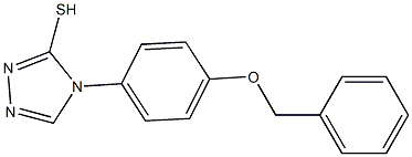 4-(4-(BENZYLOXY)PHENYL)-1,2,4-TRIAZOLE-3-THIOL Struktur