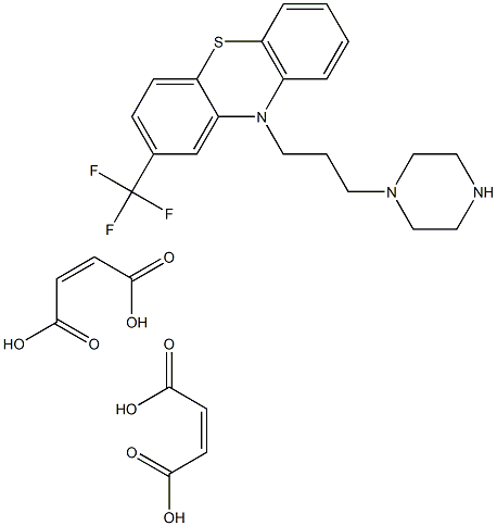 10-(3-(1-PIPERAZINYL)PROPYL)-2-TRIFLUOROMETHYL PHENOTHIAZINE DIMALEATE