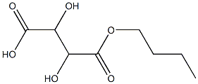 L(-)-TARTARIC ACID -BUTYL ESTER,,结构式