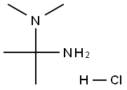 TETRAMETHYLMETHYLENEDIAMINE HYDROCHLORIDE 化学構造式