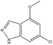 6-CHLORO-4-METHOXYINDAZOLE Structure