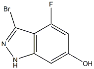  4-FLUORO-6-HYDROXY-3-BROMOINDAZOLE