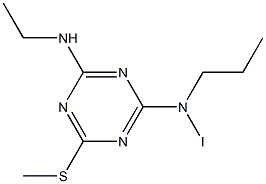 2-ETHYLAMINO-4-IODOPROPYLAMINO-6-METHYLTHIO-1,3,5-TRIAZINE