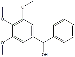 3,4,5-TRIMETHOXYBENZHYDROL 结构式