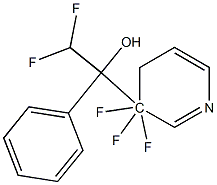 2,2,3,3,3-PENTAFLUORO-1-PHENYL-1-(3-PYRIDYL)ETHANOL Structure