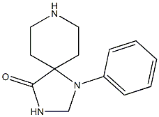 1-Phenyl-1,3,8-triaze-spiro[4.5]decan-4-one Struktur