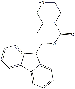 1-Fmoc-2-methylpiperazine,,结构式