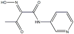 2-HYDROXYIMINO-3-OXO-N-PYRIDIN-3-YL-BUTYRAMIDE 结构式