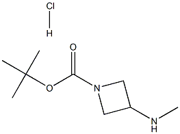 3-Methylamino-azetidine-1-carboxylic acid tert-butyl ester HCl Struktur