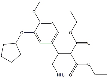 Diethyl [2-Amino-1-(3-(Cyclopentyloxy)-4-Methoxyphenyl)Ethyl]Malonate