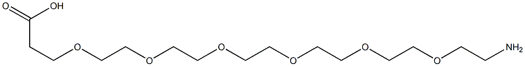 1-Amino-3,6,9,12,15,18-hexaoxahenicosan-21-oic acid 结构式