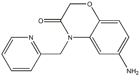 6-AMINO-4-(PYRIDINE-2-YL-METHYL)-1,4-BENZOXAZIN-3(4H)-ONE Structure