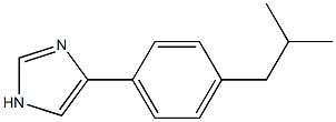 4-(4-isobutylphenyl)-1H-imidazole 化学構造式