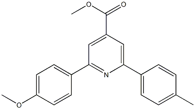 methyl 2-(4-methoxyphenyl)-6-p-tolylpyridine-4-carboxylate