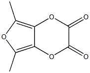 5,7-DIMETHYLFURO[3,4-B][1,4]DIOXINE-2,3-DIONE Struktur